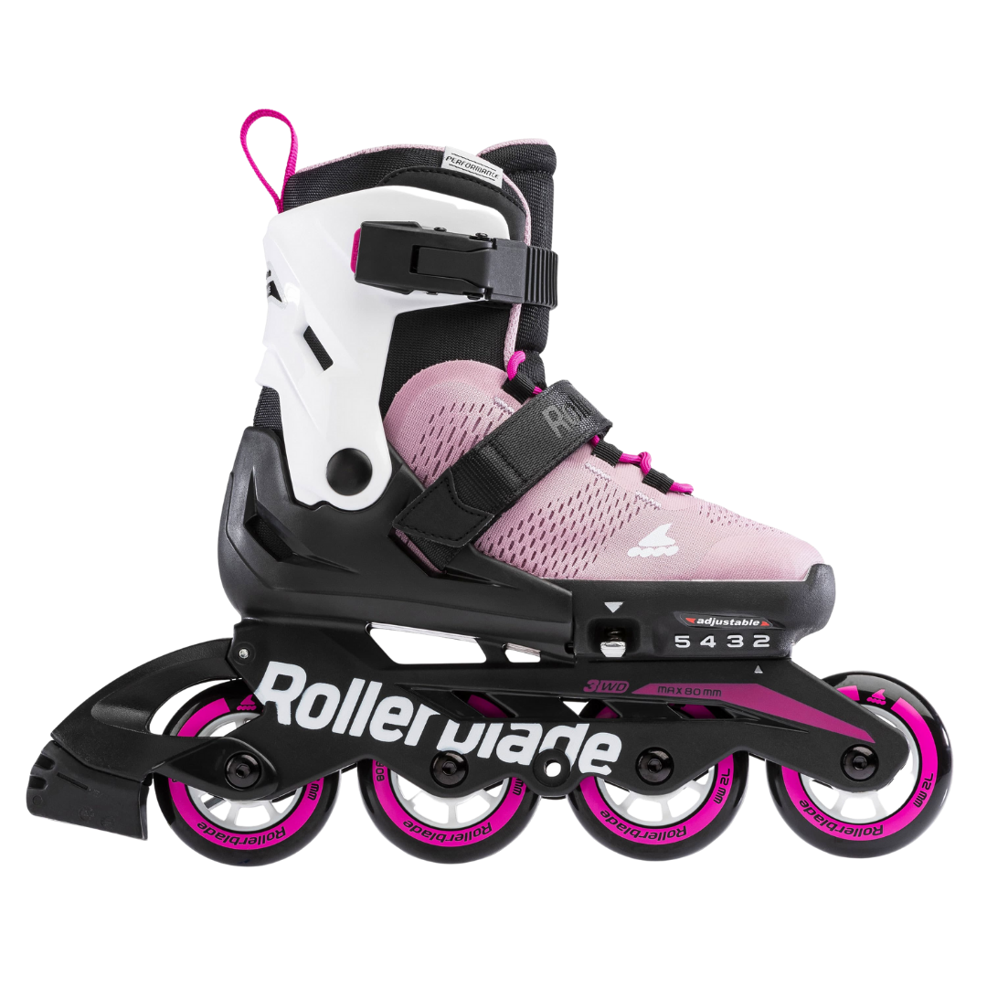 Rollerblade Microblade G Pink White Kids Skates