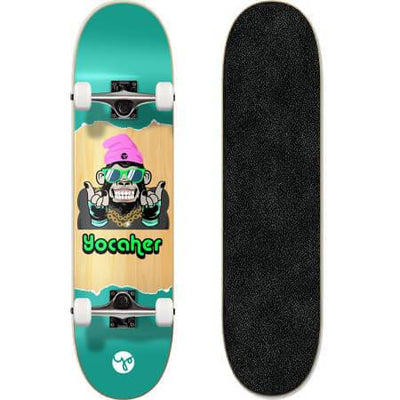 Yocaher Chimp Series 7.5" Complete Skateboard - OneUpSkates